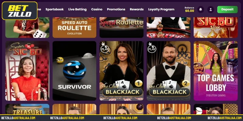 Key Drivers of the Betzillo Live Casino Appeal